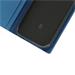 SLG Design puzdro D+ Italian Carbon Leather Diary pre iPhone 14 - Blue SD-DPC-DC-IP14-BL