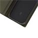 SLG Design puzdro D+ Italian Carbon Leather Diary pre iPhone 14 - Khaki SD-DPC-DC-IP14-KH