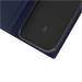 SLG Design puzdro D+ Italian Carbon Leather Diary pre iPhone 14 - Navy SD-DPC-DC-IP14-NA