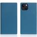 SLG Design puzdro D+ Italian Carbon Leather Diary pre iPhone 14 Plus - Blue SD-DPC-DC-IP14S-BL