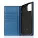 SLG Design puzdro D+ Italian Carbon Leather Diary pre iPhone 14 Plus - Blue SD-DPC-DC-IP14S-BL