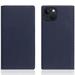 SLG Design puzdro D+ Italian Carbon Leather Diary pre iPhone 14 Plus - Navy SD-DPC-DC-IP14S-NA