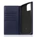 SLG Design puzdro D+ Italian Carbon Leather Diary pre iPhone 14 Plus - Navy SD-DPC-DC-IP14S-NA