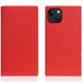 SLG Design puzdro D+ Italian Carbon Leather Diary pre iPhone 14 Plus - Red SD-DPC-DC-IP14S-RD