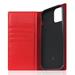 SLG Design puzdro D+ Italian Carbon Leather Diary pre iPhone 14 Plus - Red SD-DPC-DC-IP14S-RD