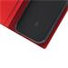 SLG Design puzdro D+ Italian Carbon Leather Diary pre iPhone 14 Plus - Red SD-DPC-DC-IP14S-RD