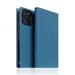 SLG Design puzdro D+ Italian Carbon Leather Diary pre iPhone 14 Pro - Blue SD-DPC-DC-IP14P-BL