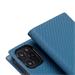 SLG Design puzdro D+ Italian Carbon Leather Diary pre iPhone 14 Pro Max - Blue SD-DPC-DC-IP14PM-BL