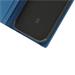 SLG Design puzdro D+ Italian Carbon Leather Diary pre iPhone 14 Pro Max - Blue SD-DPC-DC-IP14PM-BL