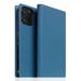 SLG Design puzdro D+ Italian Carbon Leather Diary pre iPhone 14 Pro Max - Blue SD-DPC-DC-IP14PM-BL