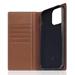 SLG Design puzdro D6 Hybrid Grain Case pre iPhone 14 Pro Max - Saddle Brown SD-D6H-DC-IP14PM-SB