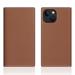 SLG Design puzdro D6 Hybrid Grain Case pre iPhone 14 - Saddle Brown SD-D6H-DC-IP14-SB