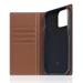 SLG Design puzdro D6 Hybrid Grain Case pre iPhone 14 - Saddle Brown SD-D6H-DC-IP14-SB