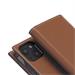 SLG Design puzdro D6 Hybrid Grain Case pre iPhone 14 - Saddle Brown SD-D6H-DC-IP14-SB