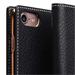 SLG Design puzdro D6 Italian Minerva Leather pre iPhone 7/8/SE 2020 - Black D6IMLIP7-05