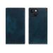 SLG Design puzdro D7 Italian Wax Leather pre iPhone 13 - Blue SD-D7W-DC-IP13-BL