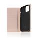 SLG Design puzdro D8 Full Grain Leather pre iPhone 13 - Light Cream SD-D8G-DC-IP13-LC