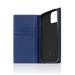 SLG Design puzdro D8 Full Grain Leather pre iPhone 13 - Navy Blue SD-D8G-DC-IP13-NB