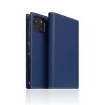 SLG Design puzdro D8 Full Grain Leather pre iPhone 13 - Navy Blue SD-D8G-DC-IP13-NB