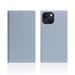 SLG Design puzdro D8 Full Grain Leather pre iPhone 13 - Powder Blue SD-D8G-DC-IP13-PB