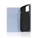 SLG Design puzdro D8 Full Grain Leather pre iPhone 13 - Powder Blue SD-D8G-DC-IP13-PB