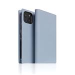 SLG Design puzdro D8 Full Grain Leather pre iPhone 13 - Powder Blue SD-D8G-DC-IP13-PB