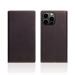 SLG Design puzdro D8 Full Grain Leather pre iPhone 13 Pro - Brown Cream SD-D8G-DC-IP13P-BC