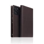 SLG Design puzdro D8 Full Grain Leather pre iPhone 13 Pro - Brown Cream SD-D8G-DC-IP13P-BC