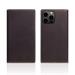 SLG Design puzdro D8 Full Grain Leather pre iPhone 13 Pro Max - Brown Cream SD-D8G-DC-IP13PM-BC