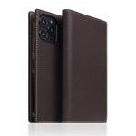 SLG Design puzdro D8 Full Grain Leather pre iPhone 13 Pro Max - Brown Cream SD-D8G-DC-IP13PM-BC