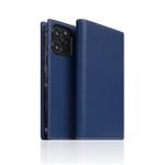 SLG Design puzdro D8 Full Grain Leather pre iPhone 13 Pro - Navy Blue SD-D8G-DC-IP13P-NB