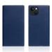 SLG Design puzdro D8 Full Grain Leather pre iPhone 14 - Navy Blue SD-D8G-DC-IP14-NB