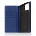 SLG Design puzdro D8 Full Grain Leather pre iPhone 14 - Navy Blue SD-D8G-DC-IP14-NB