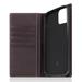 SLG Design puzdro D8 Full Grain Leather pre iPhone 14 Plus - Brown Cream SD-D8G-DC-IP14S-BC