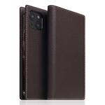 SLG Design puzdro D8 Full Grain Leather pre iPhone 14 Plus - Brown Cream SD-D8G-DC-IP14S-BC