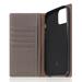 SLG Design puzdro D8 Full Grain Leather pre iPhone 14 Plus - Etoff Cream SD-D8G-DC-IP14S-EC