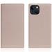 SLG Design puzdro D8 Full Grain Leather pre iPhone 14 Plus - Light Cream SD-D8G-DC-IP14S-LC