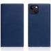 SLG Design puzdro D8 Full Grain Leather pre iPhone 14 Plus - Navy Blue SD-D8G-DC-IP14S-NB