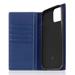 SLG Design puzdro D8 Full Grain Leather pre iPhone 14 Plus - Navy Blue SD-D8G-DC-IP14S-NB