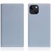 SLG Design puzdro D8 Full Grain Leather pre iPhone 14 Plus - Powder Blue SD-D8G-DC-IP14S-PB