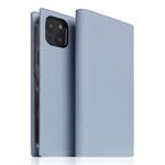 SLG Design puzdro D8 Full Grain Leather pre iPhone 14 Plus - Powder Blue SD-D8G-DC-IP14S-PB