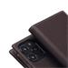 SLG Design puzdro D8 Full Grain Leather pre iPhone 14 Pro - Brown Cream SD-D8G-DC-IP14P-BC