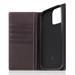 SLG Design puzdro D8 Full Grain Leather pre iPhone 14 Pro Max - Brown Cream SD-D8G-DC-IP14PM-BC