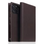 SLG Design puzdro D8 Full Grain Leather pre iPhone 14 Pro Max - Brown Cream SD-D8G-DC-IP14PM-BC