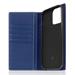 SLG Design puzdro D8 Full Grain Leather pre iPhone 14 Pro Max - Navy Blue SD-D8G-DC-IP14PM-NB