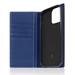 SLG Design puzdro D8 Full Grain Leather pre iPhone 14 Pro - Navy Blue SD-D8G-DC-IP14P-NB