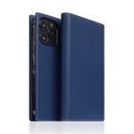 SLG Design puzdro D8 Full Grain Leather pre iPhone 14 Pro - Navy Blue SD-D8G-DC-IP14P-NB