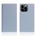 SLG Design puzdro D8 Full Grain Leather pre iPhone 14 Pro - Powder Blue SD-D8G-DC-IP14P-PB