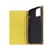 SLG Design puzdro D8 Neon Full Grain Leather Diary pre iPhone 13 - Lemon SD-D8N-DC-IP13-LM