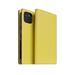 SLG Design puzdro D8 Neon Full Grain Leather Diary pre iPhone 13 - Lemon SD-D8N-DC-IP13-LM